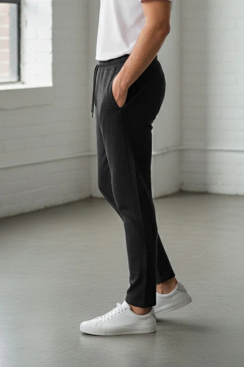 Men’s Slim-Fit Casual Performance Trousers